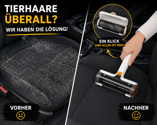 Tierhaare entfernen: Die beste Lösung für Sofa, Kleidung & Auto