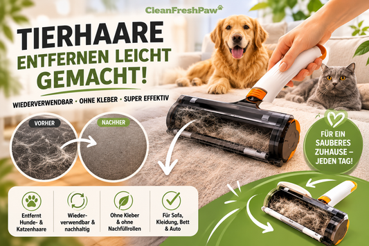 Tierhaare entfernen leicht gemacht – Die beste Lösung für Sofa, Kleidung & Bett
